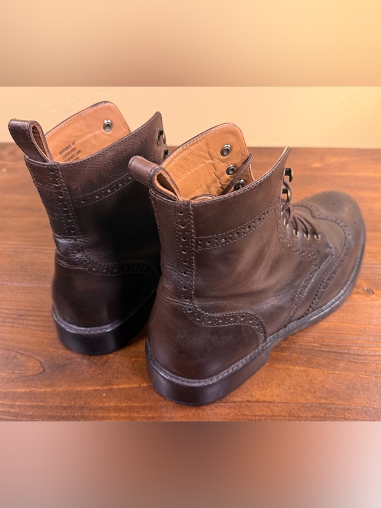 Polo Ralph Lauren Northwick Shortwing Boots Brown Leather Men’s Lace-Up 10.5 main image 9